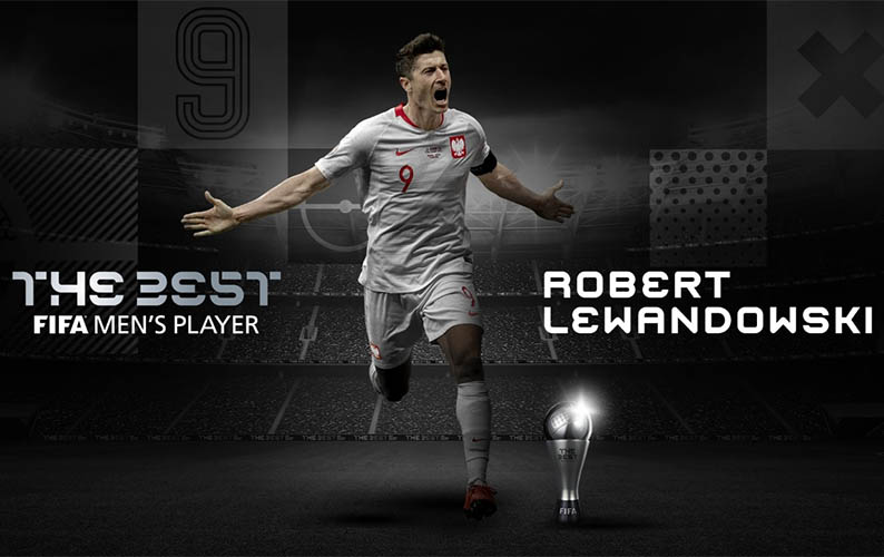 Lewandowski desbanca R7 e Messi e leva o trofÃ©u de melhor do mundo da Fifa