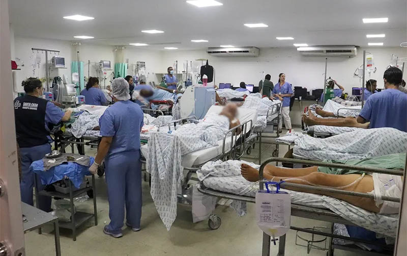 Santa Casa de Campo Grande diz que estÃ¡ superlotada e suspende novos pacientes