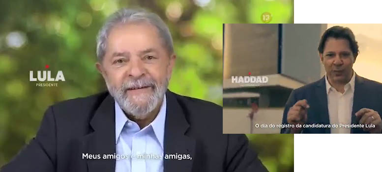 Veja o 1Âº vÃ­deo da campanha de Lula
