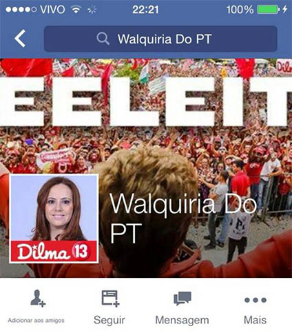 Advogada petista de MS processa Facebook apÃ³s perder perfil defendendo Dilma 